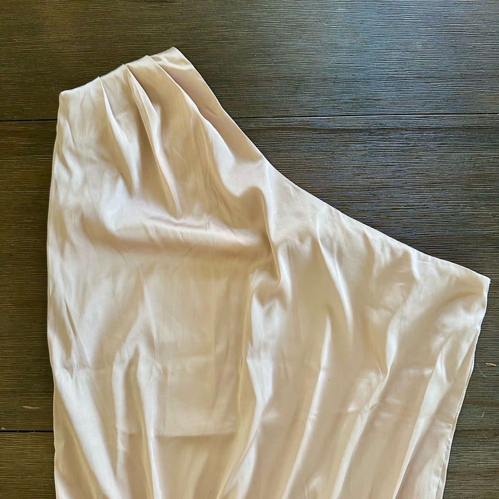 Elegant Cream One-Shoulder Bodysuit